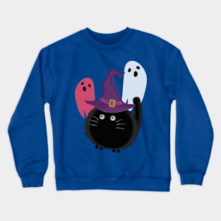 Witch Cat Crewneck Sweatshirt